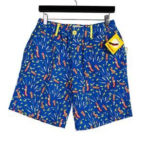NEW! Tipsy Elves Sausage Party Shorts Blue Movie Merch Fun Party - M